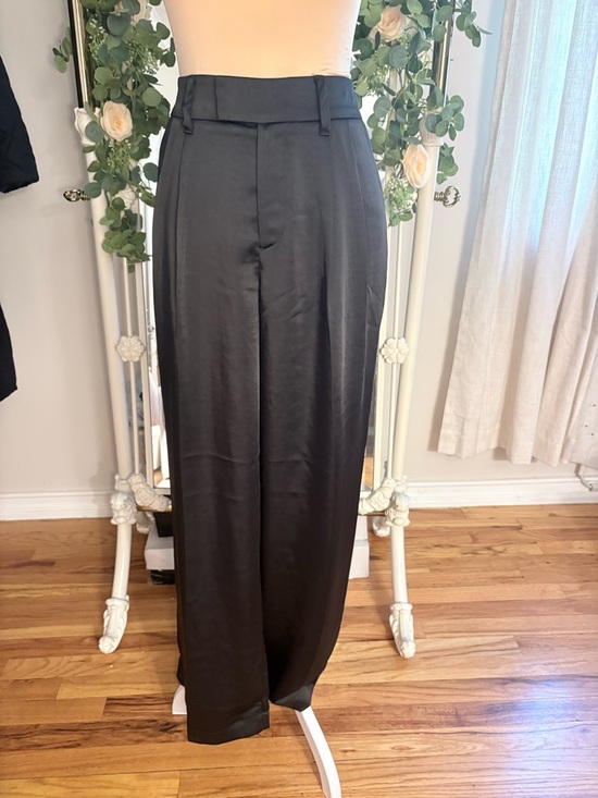 a new day Pants - a new day Charcoal Pleated Trousers